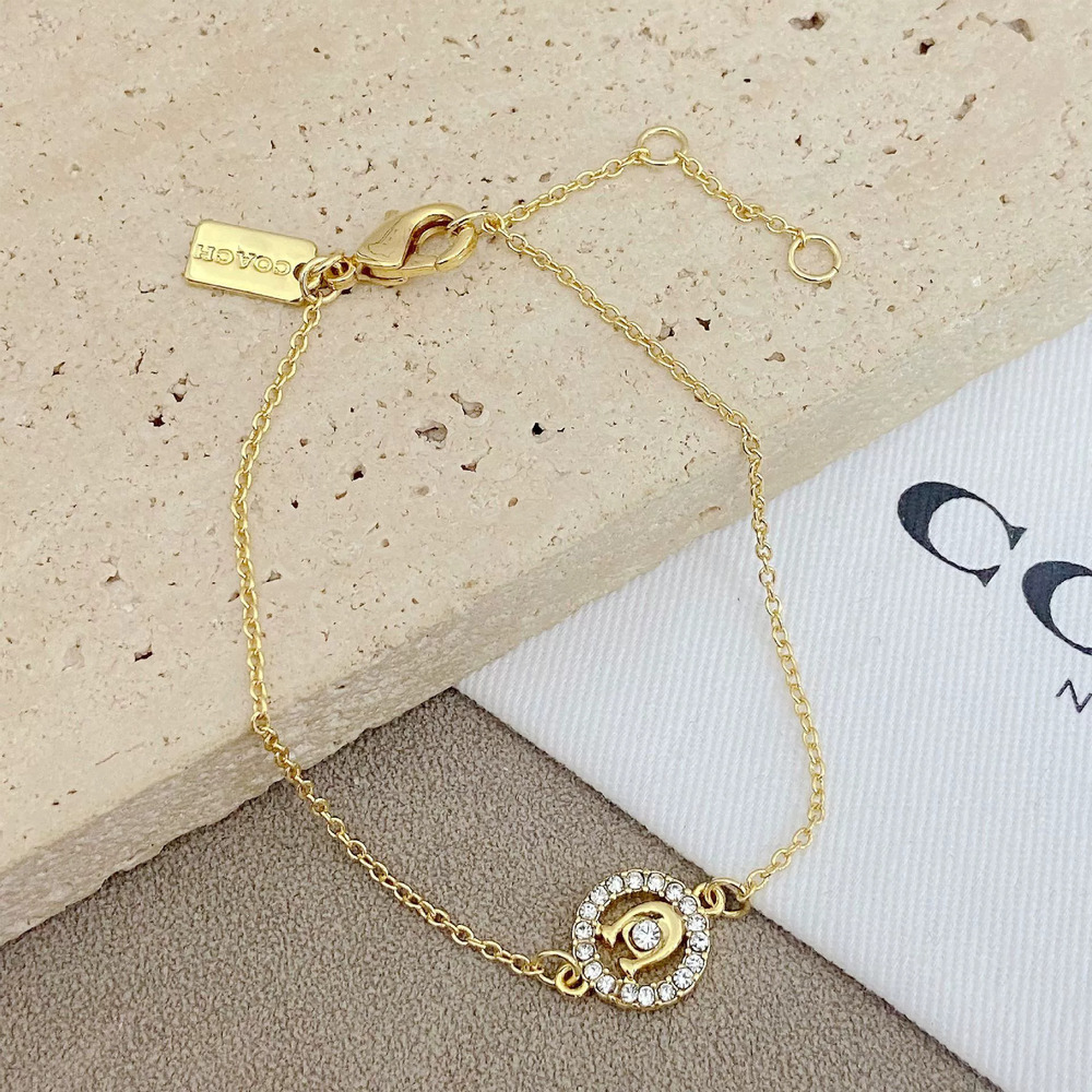 Coach Round Hollow Bracelet Metal